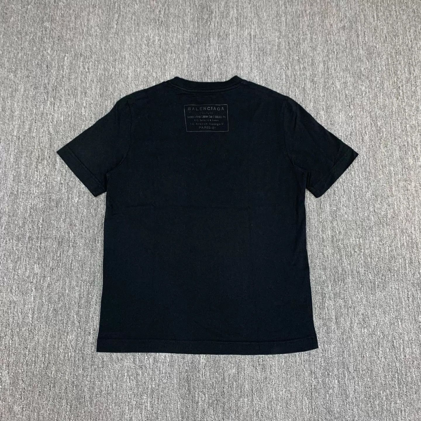 Balenciaga Balenciaga black back logo short-sleeve T-shirt S Size US S / EU 44-46 / 1 - 2 Thumbnail