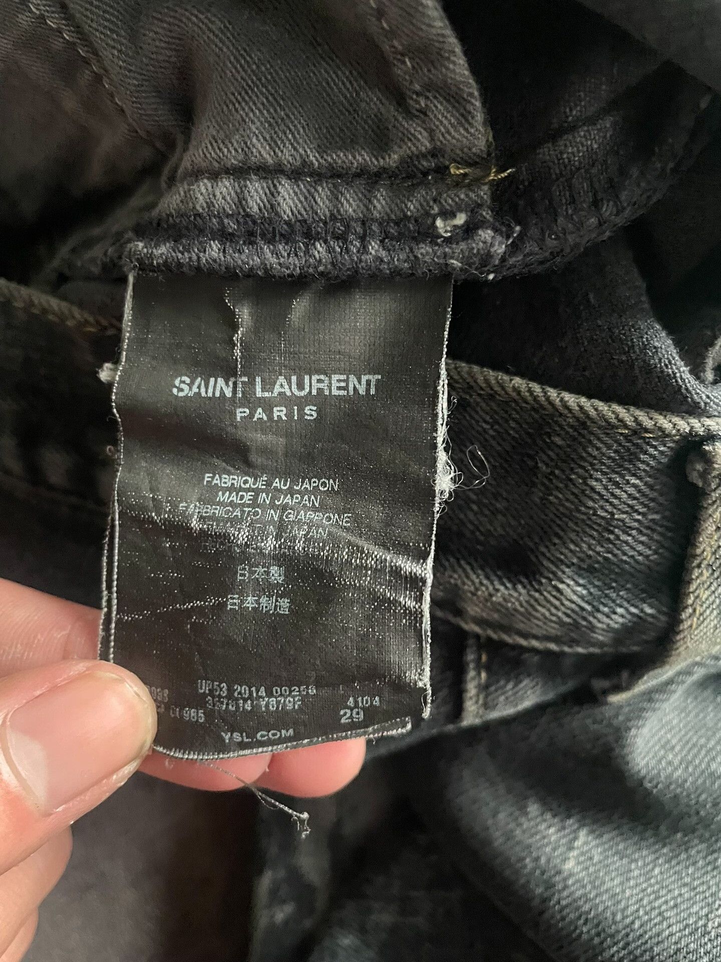 Saint Laurent Paris saint laurent distressed ripped jeans fall winter. Size US 29 - 5 Thumbnail