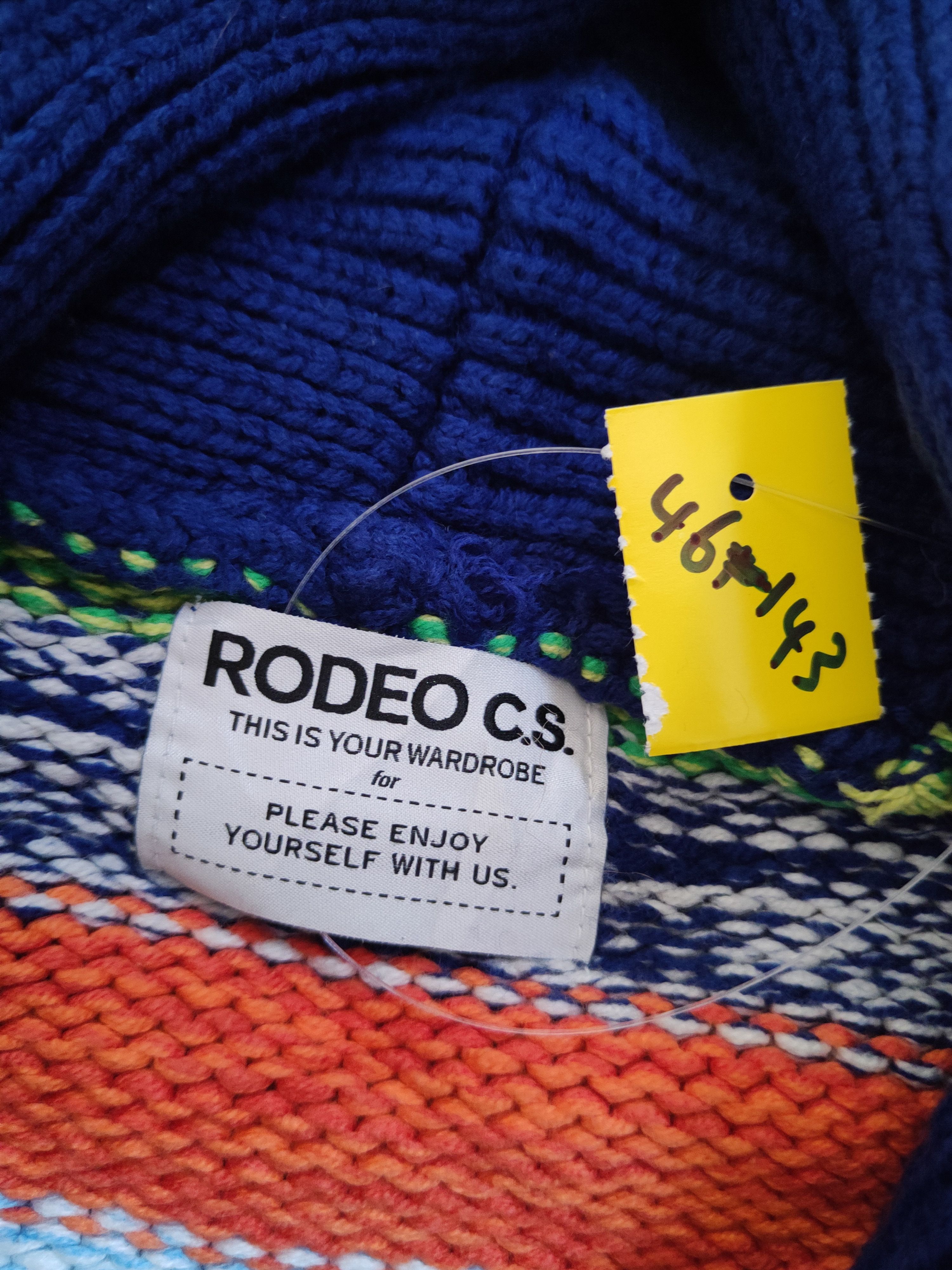 Japanese Brand DL Rodeo Crowns Mix Color Knitwear Cardigan# 46-143 Size US S / EU 44-46 / 1 - 13 Thumbnail