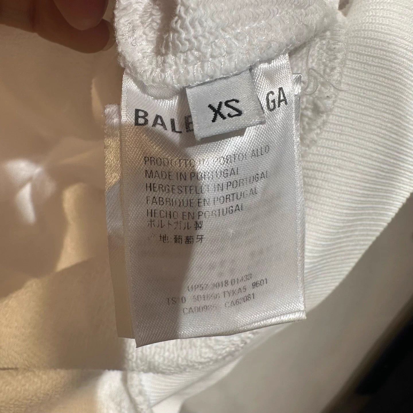 Balenciaga Balenciaga White & Pink BB Hoodie XS New Size US XS / EU 42 / 0 - 4 Thumbnail