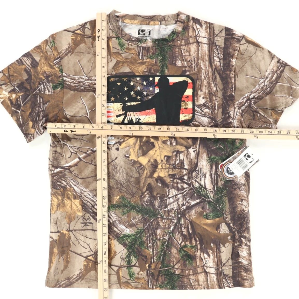 Realtree Major League Bowhunter Fadeout Realtree Camouflage T-Shirt Men's L Size US L / EU 52-54 / 3 - 3 Thumbnail
