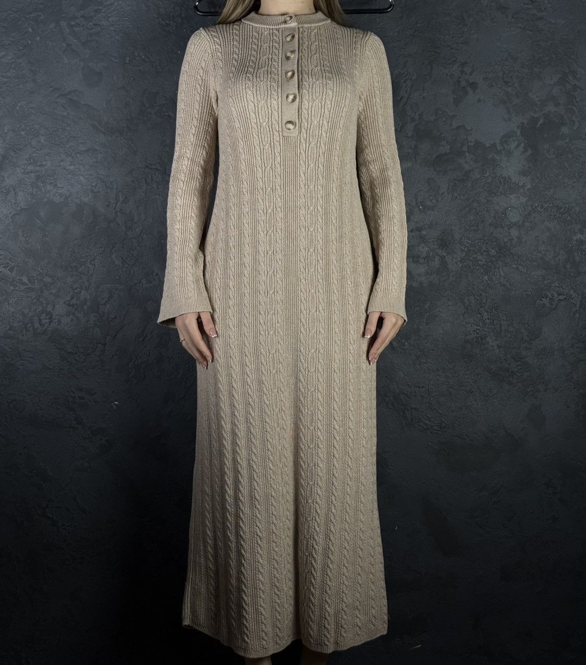 Sezane LA MAILLE SEZANE Women’s Maxi Dress Merino Wool Blend Size S Size S / US 4 / IT 40 - 2 Thumbnail