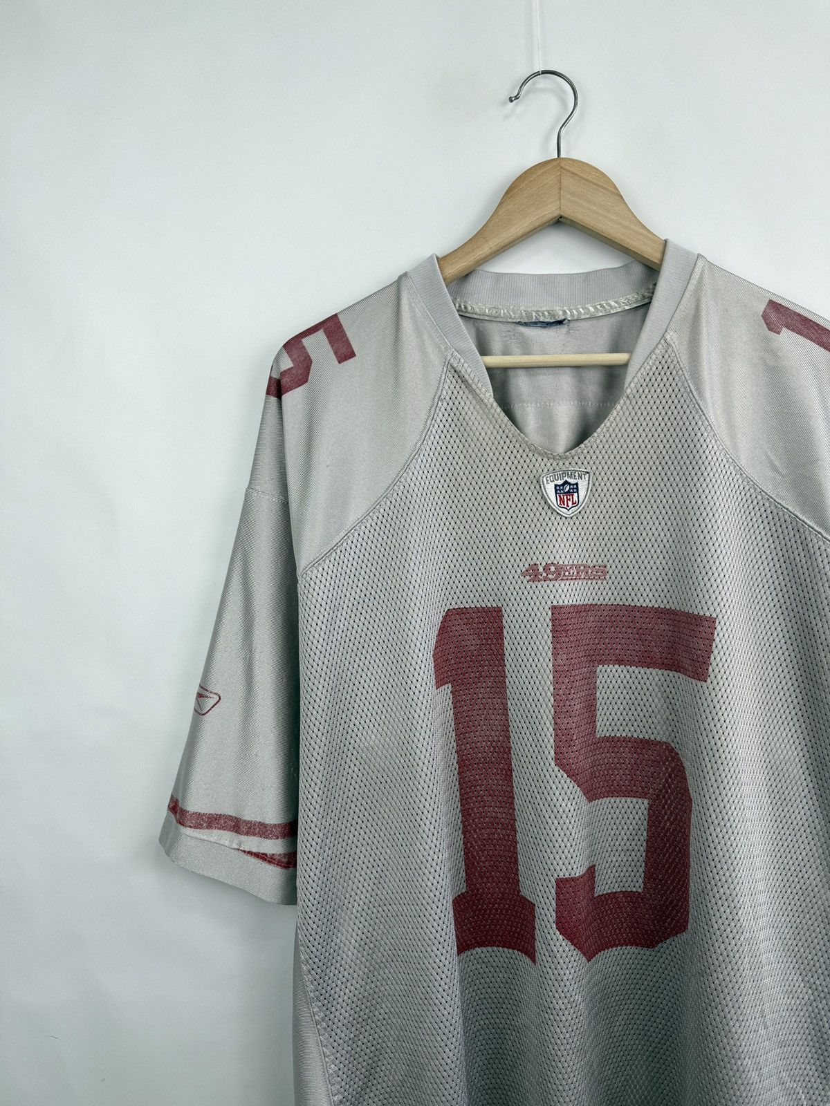 Reebok 🇺🇸 Vtg Reebok Michael Crabtree San Francisco 49ERS Football Size US XL / EU 56 / 4 - 3 Thumbnail
