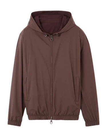 Loro Piana o1w1db10725 FA09559 LP Hooded Bomber Jacket in Brown Size US L / EU 52-54 / 3 - 2 Thumbnail