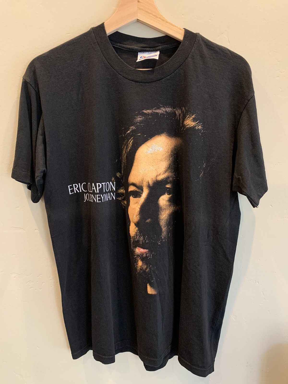 Eric Clapton Journeyman World Tour selling 1990 Vintage Concert T-Shirt XL