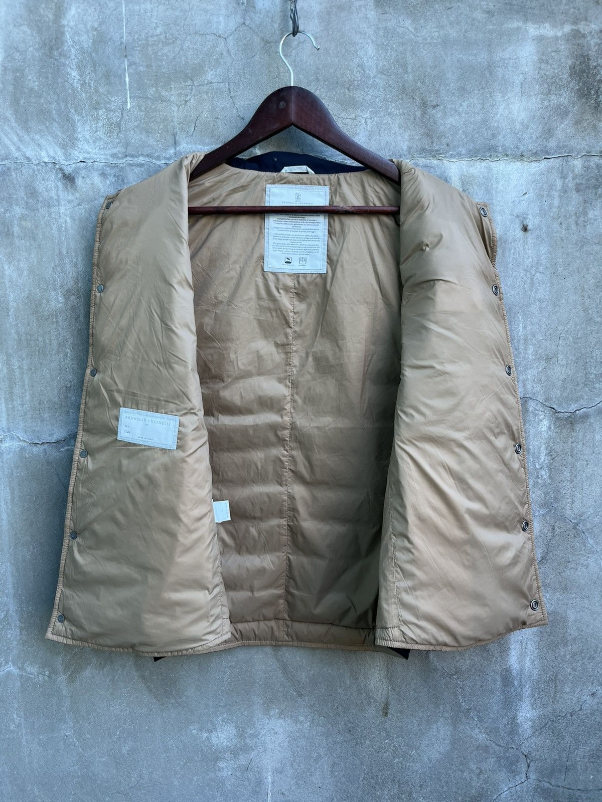 Brunello Cucinelli Brunello Cucinelli down gilet Size US L / EU 52-54 / 3 - 6 Thumbnail