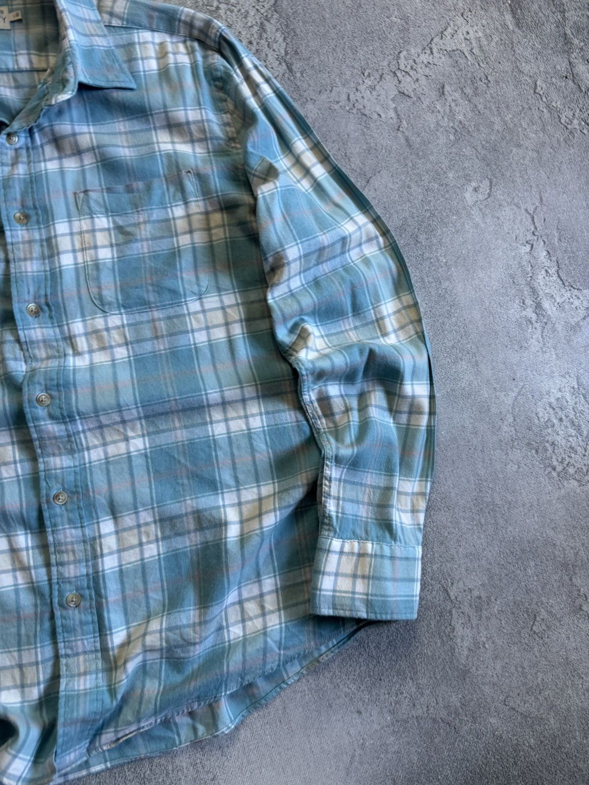 Faherty Faherty L/size flannel chekered plaid shirt 👔 button up Size US L / EU 52-54 / 3 - 4 Thumbnail