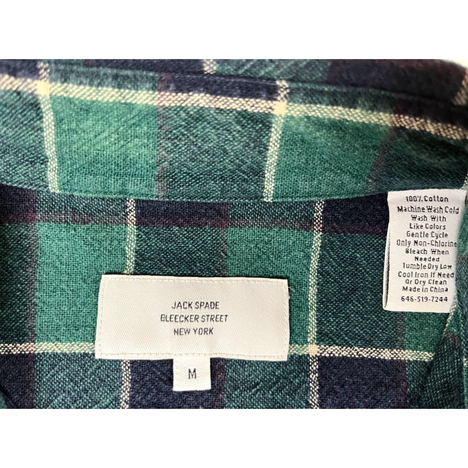 Vintage VINTAGE Jack Spade Button-Up Heavy Flannel Shirt Plaid Designer Sz M Mens East Coast City Classic 90s Size US M / EU 48-50 / 2 - 4 Thumbnail