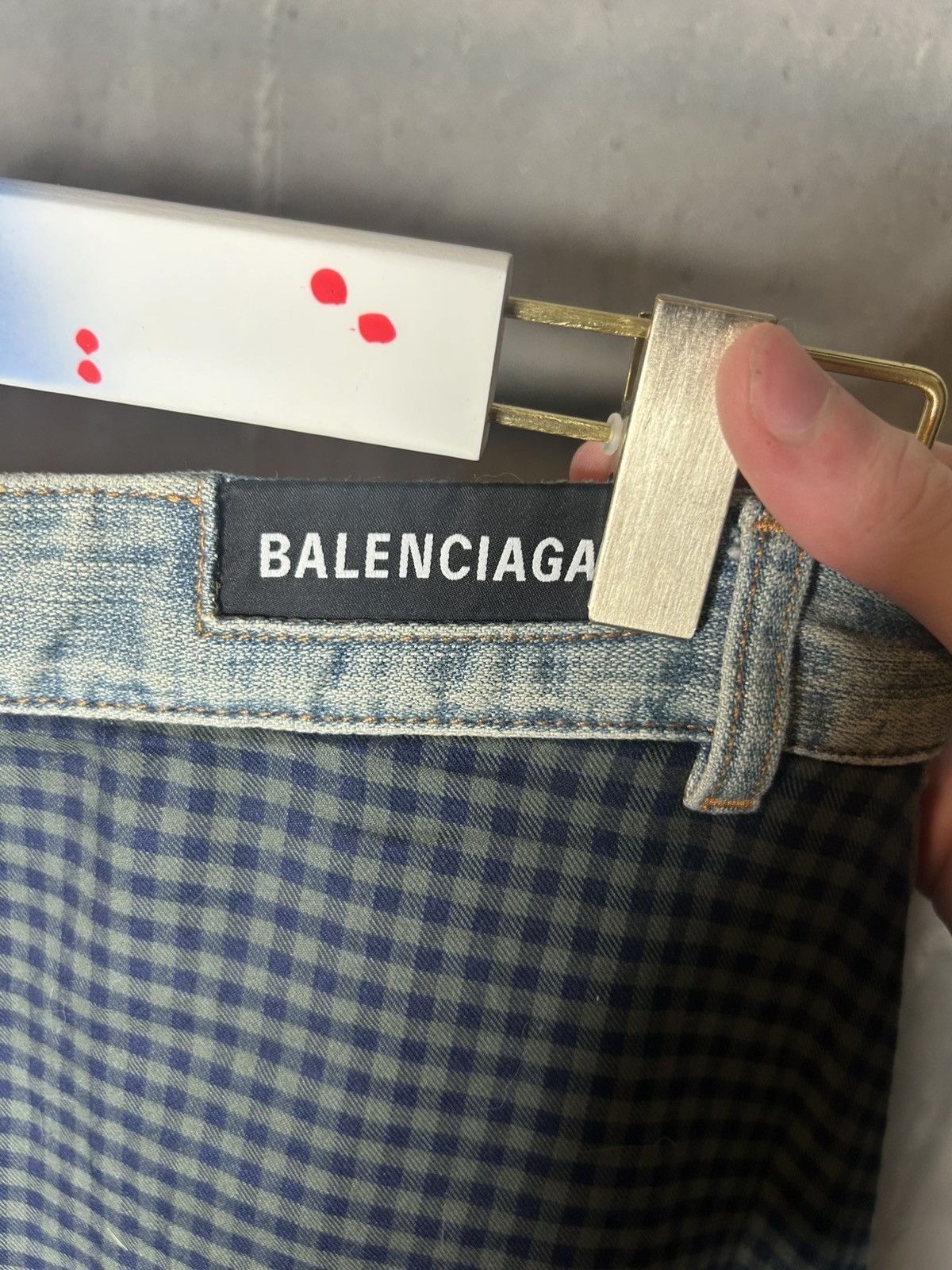 Balenciaga GRAIL HYBRID FLANNEL JEANS Size US 32 / EU 48 - 9 Thumbnail