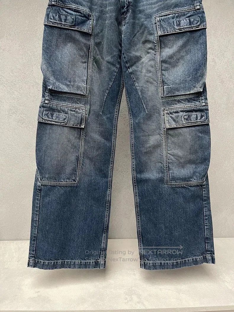 Rick Owens RICK OWENS Cargo Pocket Denim Pants. Size US 32 / EU 48 - 5 Thumbnail