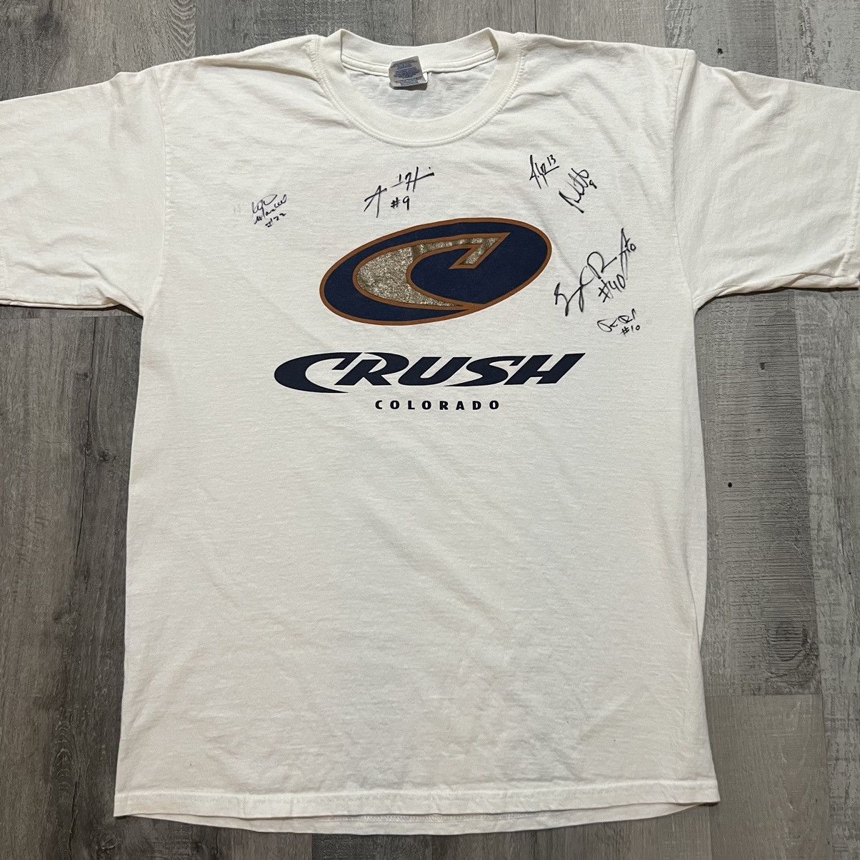 Gildan VTG Colorado Crush AFL Arena Football Autographed Toyota Tee Size US L / EU 52-54 / 3 - 1 Thumbnail