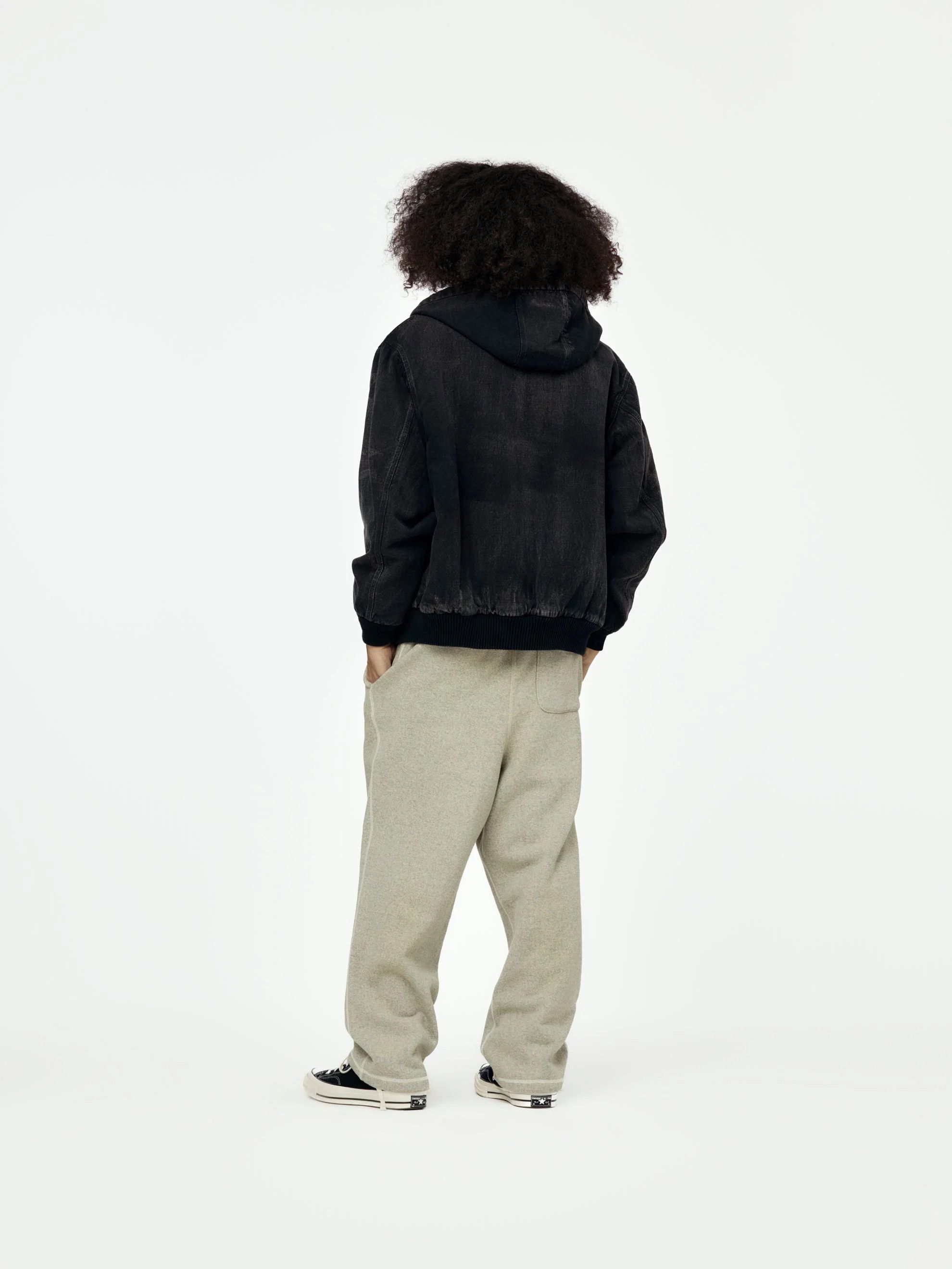 A.PRESSE A.PRESSE Silk-Linen Hooded Parka – Black - NWOT - Sz. 4 Size US XL / EU 56 / 4 - 11 Thumbnail