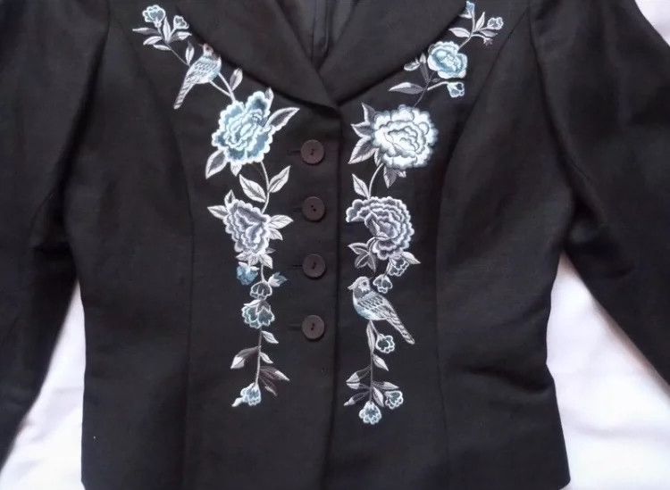 Kenzo KENZO Double-breasted embroidered waistcoat suit Size XS / US 0-2 / IT 36-38 - 7 Thumbnail