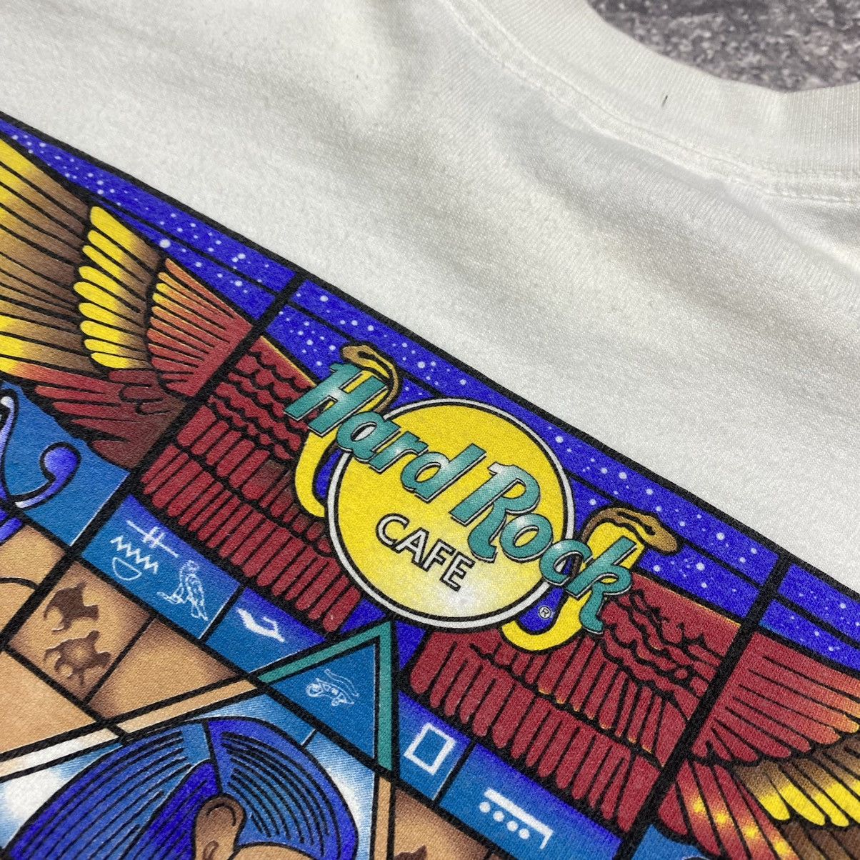 Hard Rock Cafe Vintage Hard Rock Cafe Pharaoh Big graphic logo tee Size US S / EU 44-46 / 1 - 6 Thumbnail