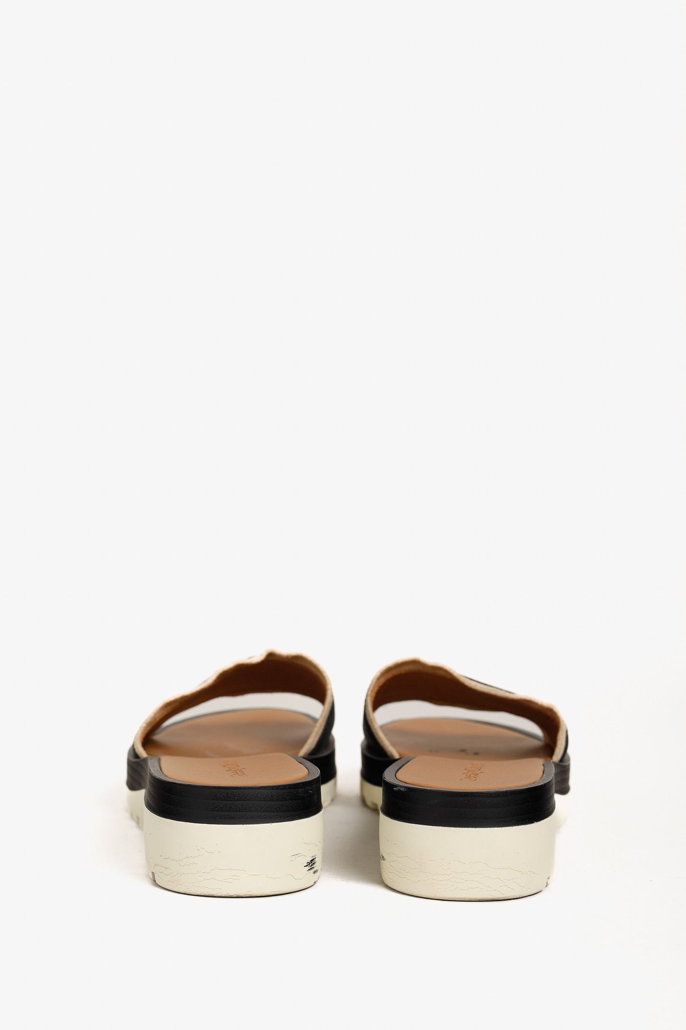See by Chloe See by Chloe Robin Black Platform Slide Sandals Size US 8.5 / IT 38.5 - 4 Thumbnail