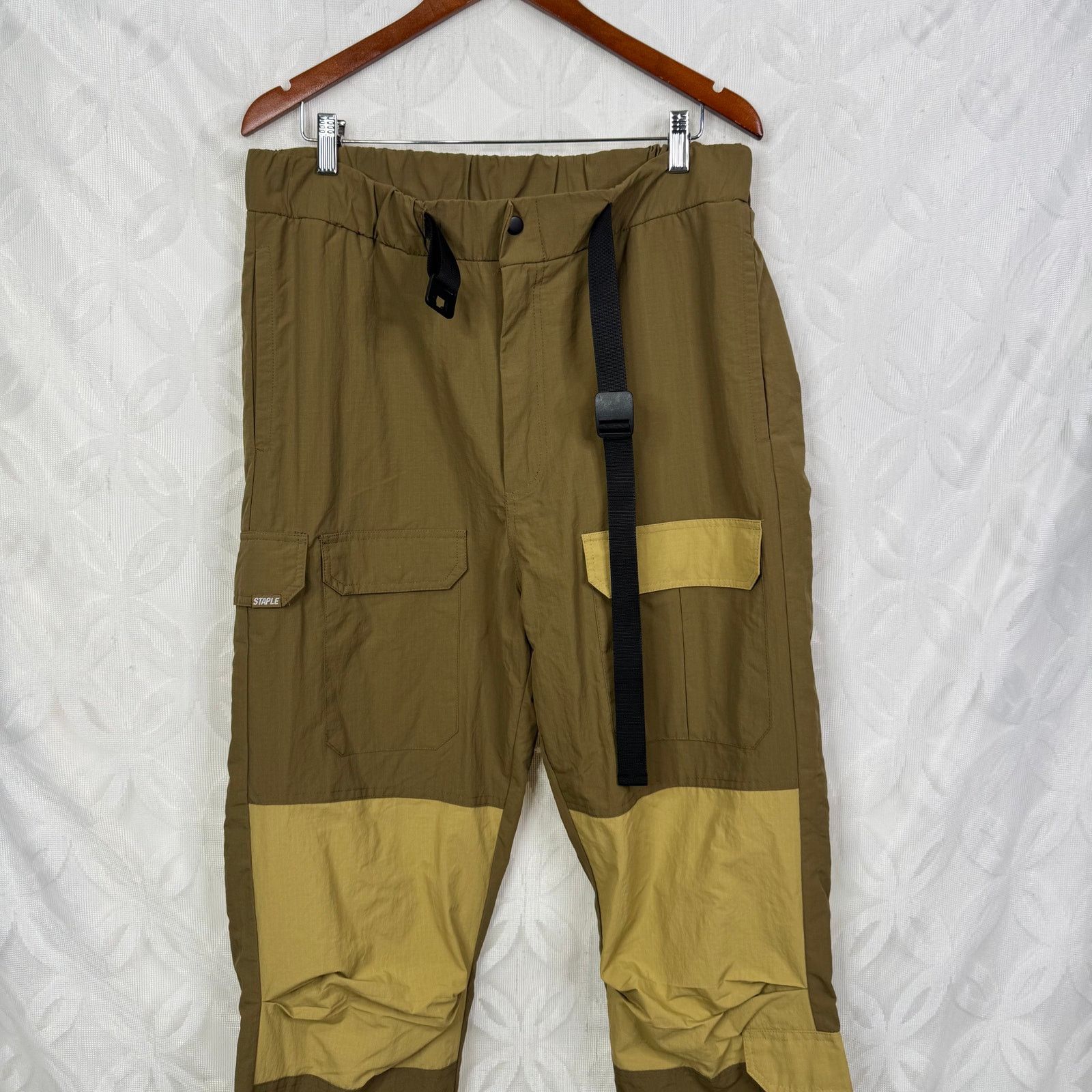 Staple Staple Men's Tech Cargo Pants Khaki Size XL NWT Size US 41 - 10 Thumbnail