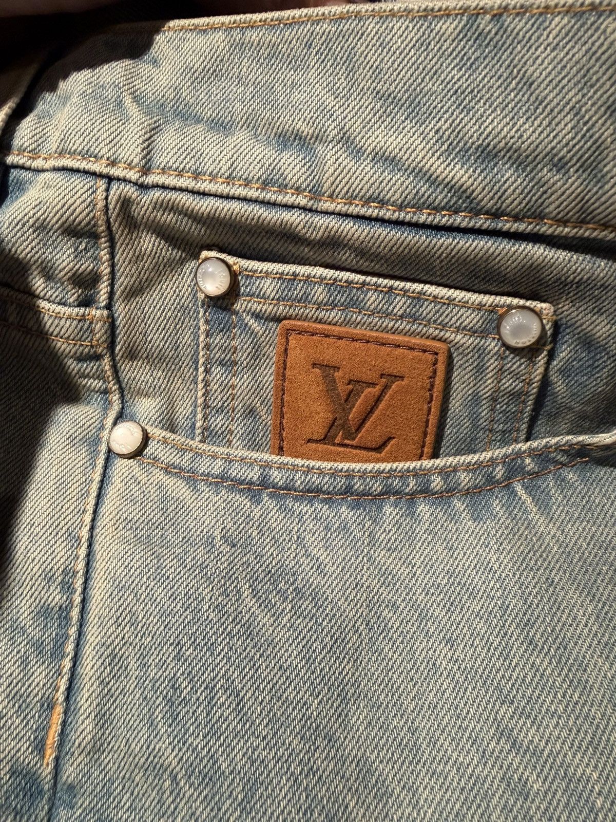 Louis Vuitton LOUIS VUITTON PHARRELL WILLIAMS - Flare Cut Denim - 34” 🏆 Size US 34 / EU 50 - 9 Thumbnail