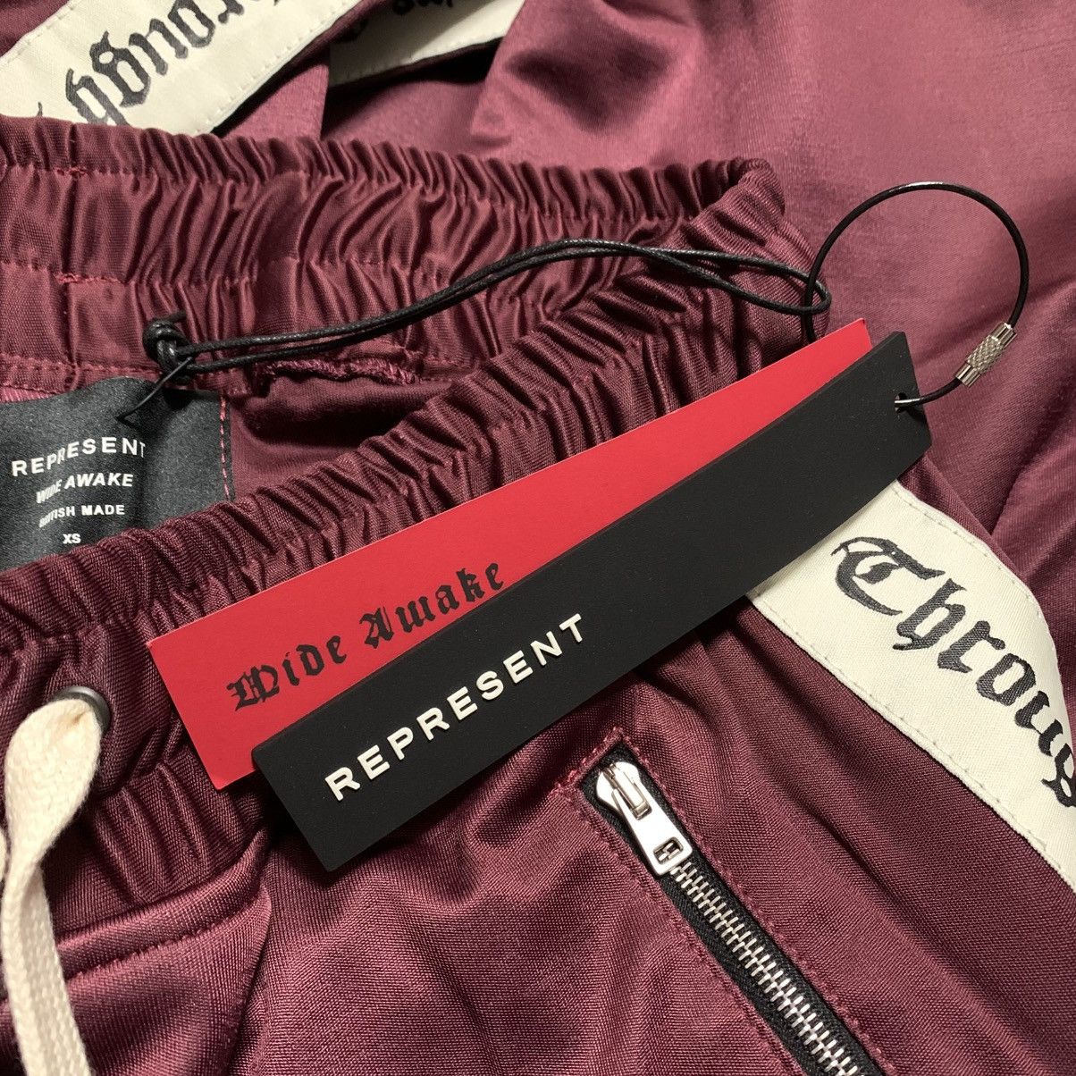 Represent Clo. Represent XS Track Pants Bottoms Burgundy Wide Awake Size US 28 / EU 44 - 5 Thumbnail