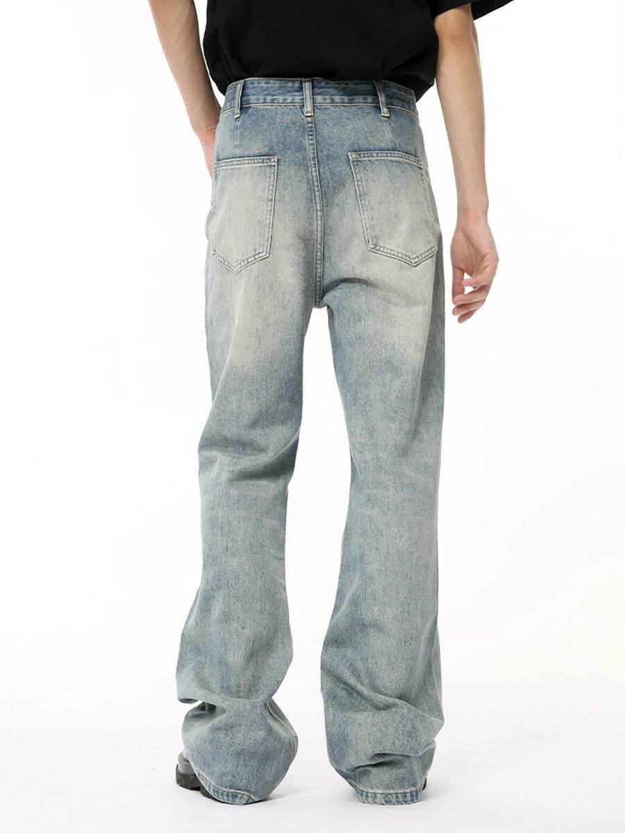 Jean Japanese retro patchwork gradient flared jeans Size US 32 / EU 48 - 4 Thumbnail