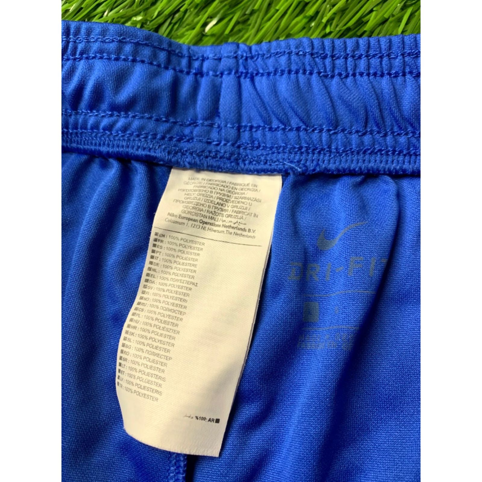 Nike NIKE Dri-FIT Men Football Shorts Training Short Nike Dri-FIT Blue L Size US 33 - 4 Thumbnail