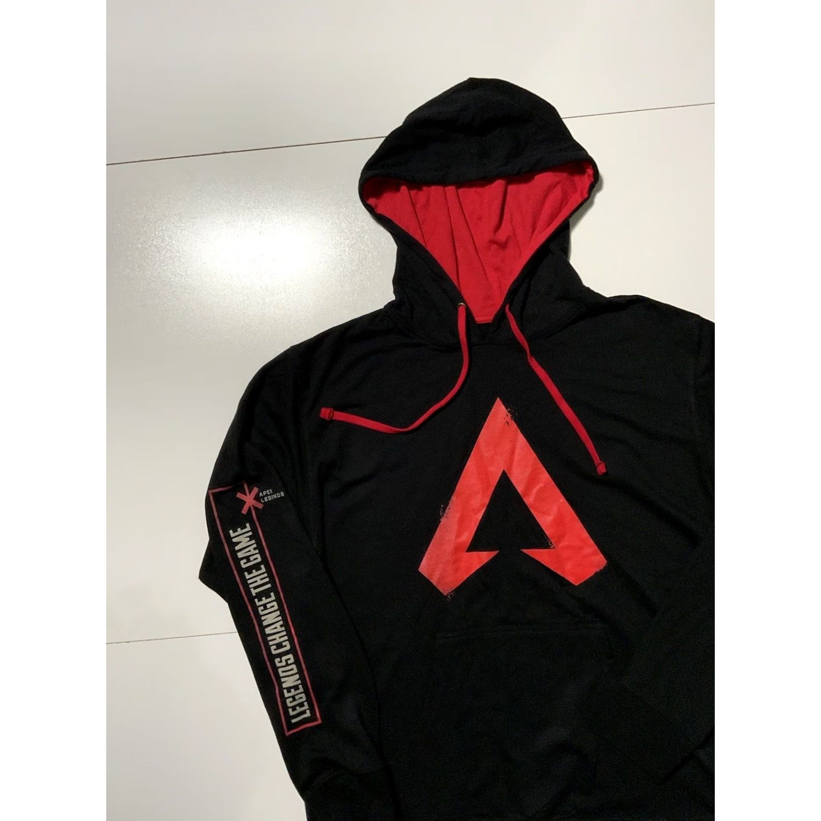 Vintage Apex Legends Change The Game EA Video Game Black Lightweight Pullover Hoodie L Mens Pullover Hoodie Black Lightweight Pullover Hoodie L Mens Size US L / EU 52-54 / 3 - 3 Thumbnail