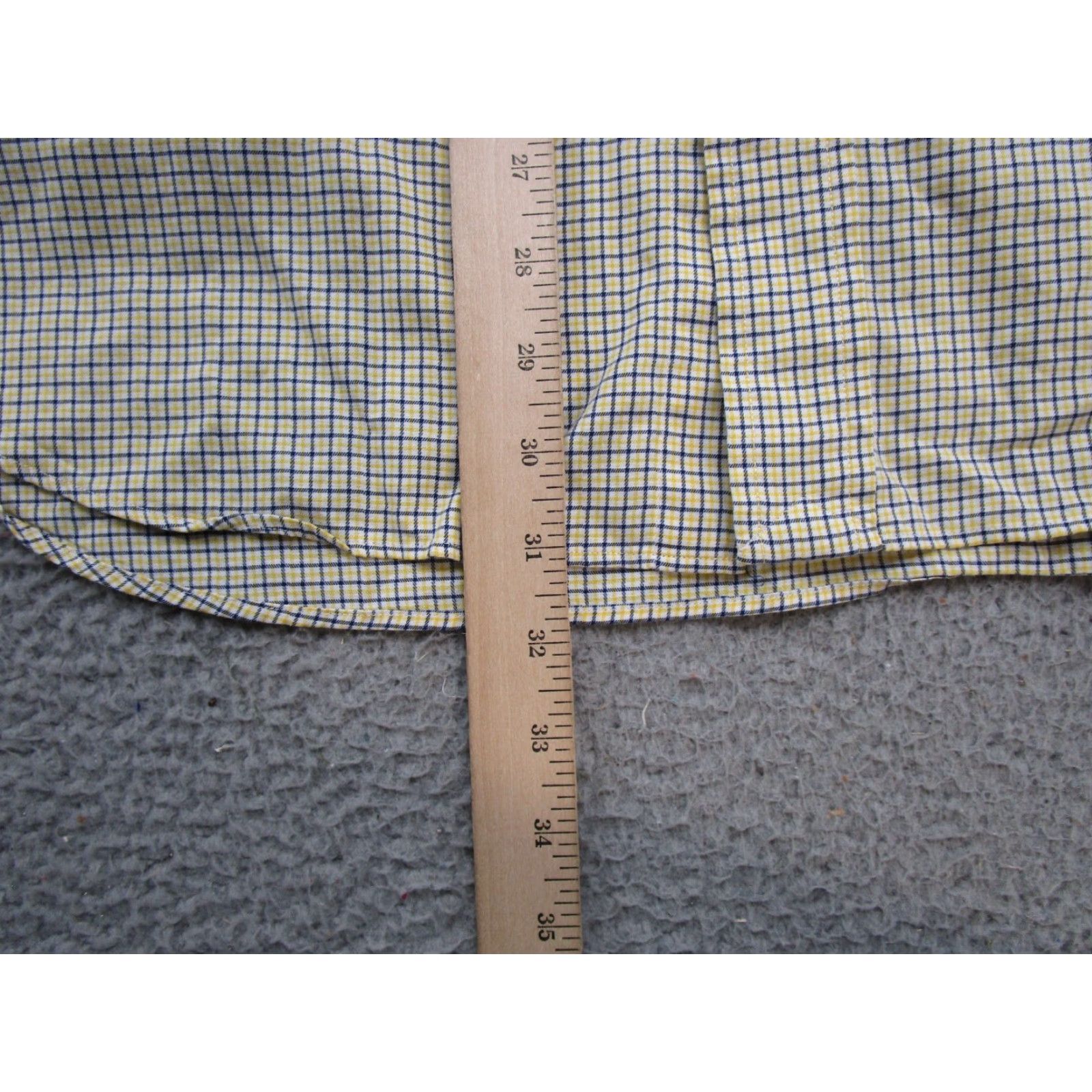 Ralph Lauren Ralph Lauren Classic Fit Long Sleeve Button Up Plaid Shirt Mens XL Yellow Size US XL / EU 56 / 4 - 6 Thumbnail