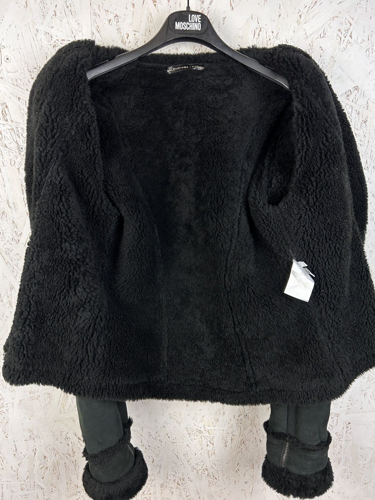 Balenciaga Balenciaga Lambskin Shearling Leather Sherpa Jacket Size XL / US 12-14 / IT 48-50 - 9 Thumbnail