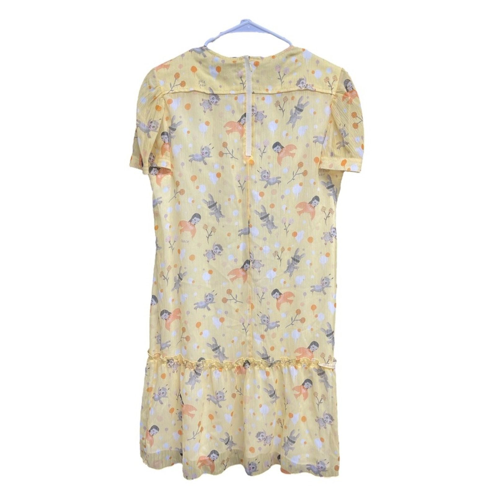 Coach *NWOT* Runway Coach Baseman Yellow Dress Size M / US 6-8 / IT 42-44 - 4 Thumbnail