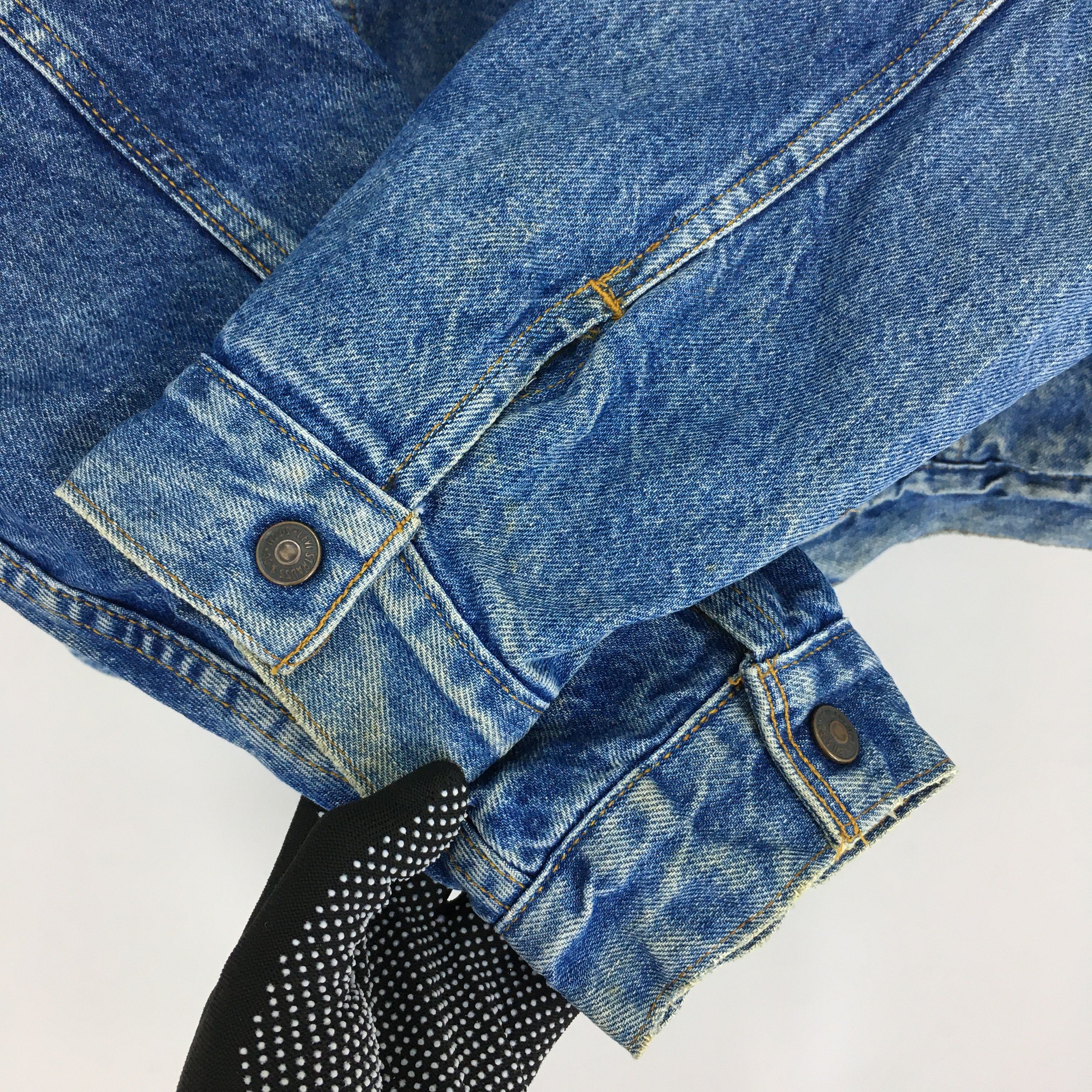 Levi's × Vintage Vintage 90s Levi's Sherpa Trucker Denim Jacket Medium Size US M / EU 48-50 / 2 - 4 Thumbnail