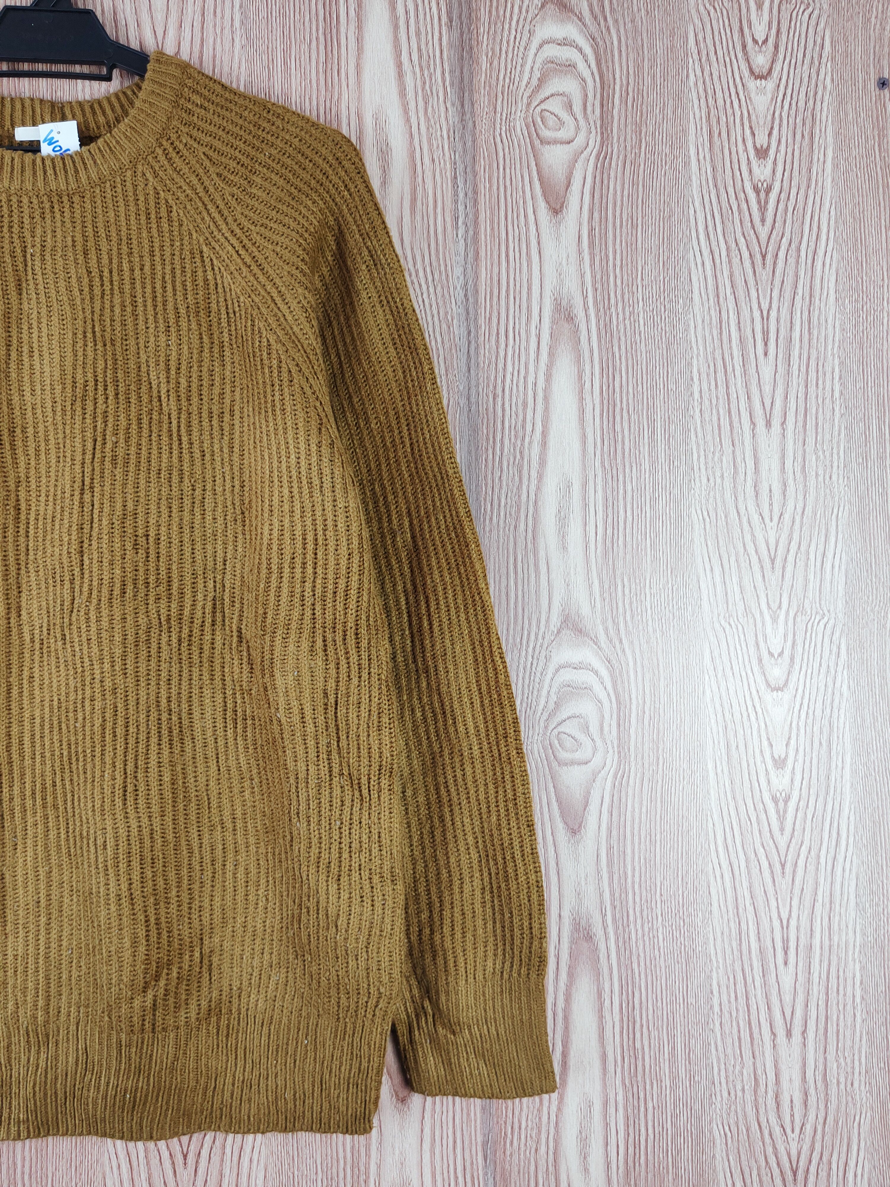GU Gu Olive Knitwear Sweatshirts #W063 Size US L / EU 52-54 / 3 - 5 Thumbnail