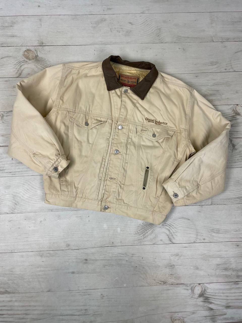 Vintage Diesel Denim Bomber Jacket 90s