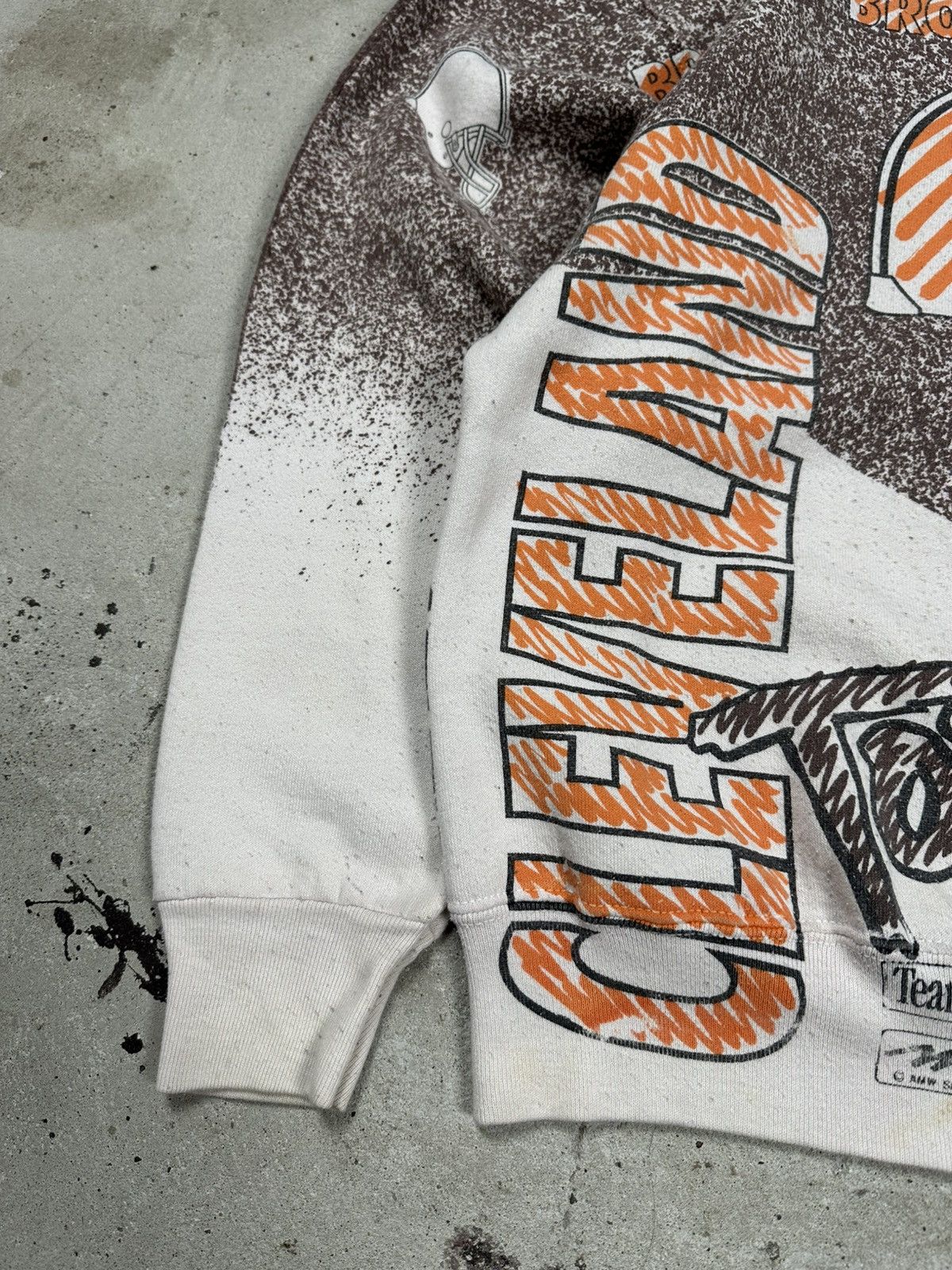 NBA × NFL × Vintage Vintage Magic Johnson Cleveland Browns All over Print Crew Size US M / EU 48-50 / 2 - 5 Thumbnail