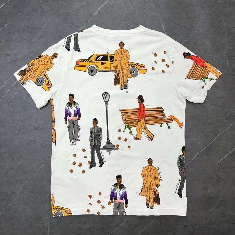 Louis Vuitton Louis Vuitton Short Sleeve Graphic TShirt-2506 Size US M / EU 48-50 / 2 - 2 Thumbnail