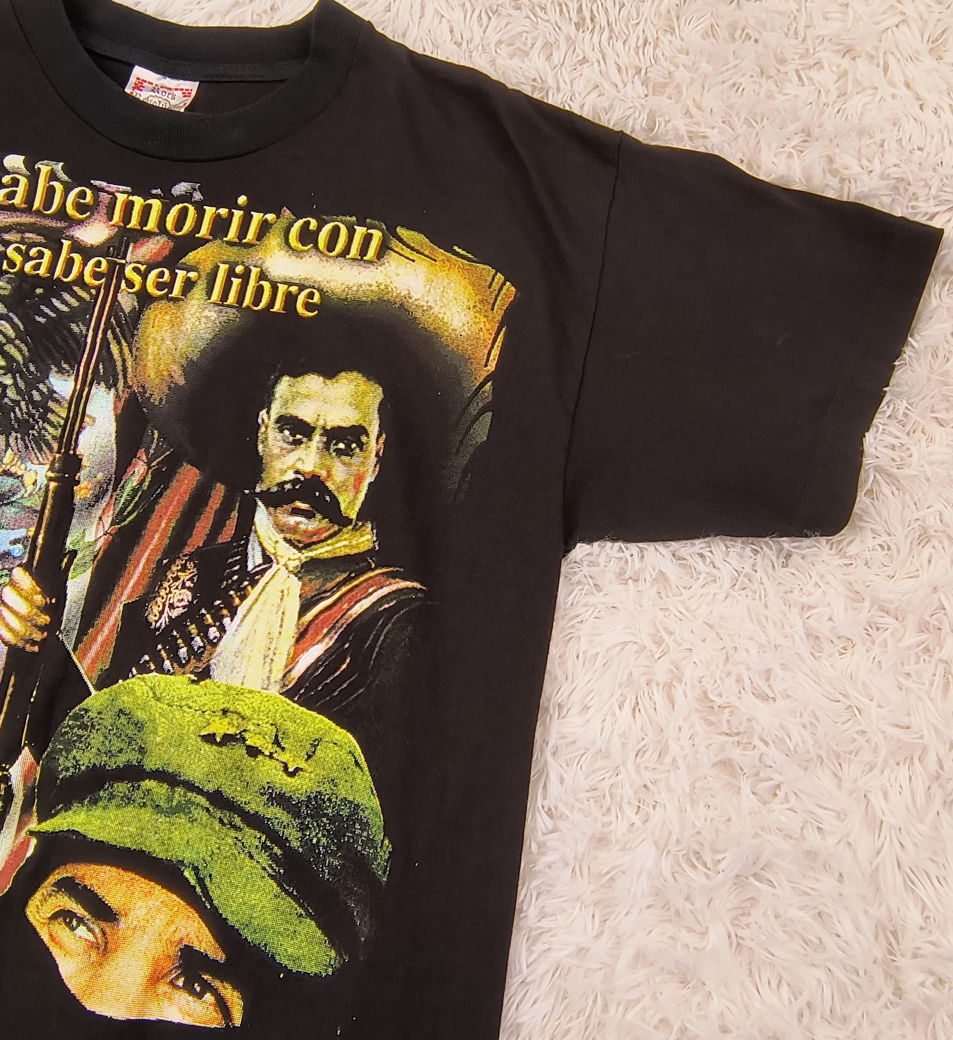 Band Tees Vintage AOP Zapatista tierra y libertad tee Size US M / EU 48-50 / 2 - 3 Thumbnail