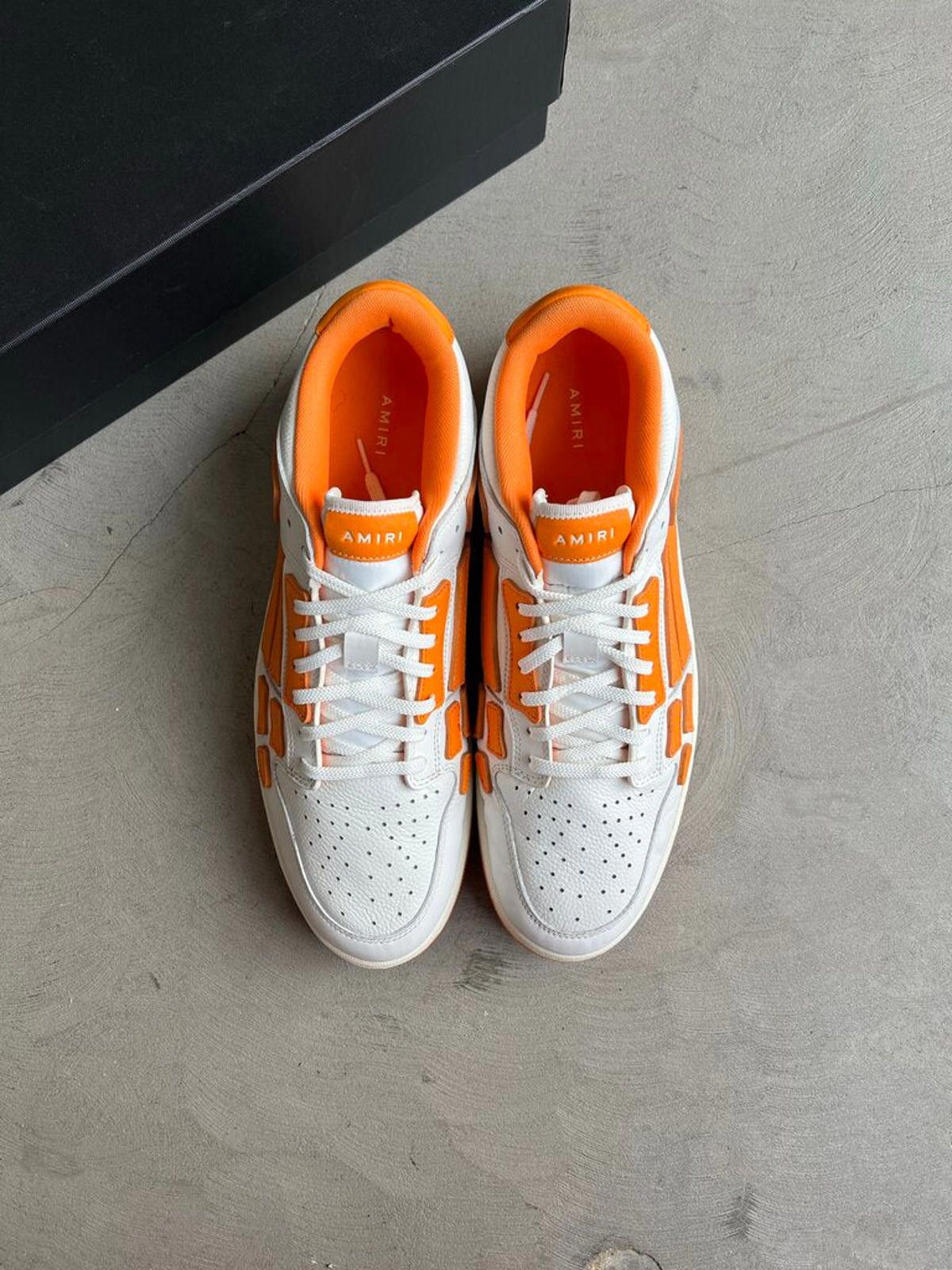 Amiri Amiri Bone Sneaker Orange/White Sz. 48 Size ONE SIZE - 3 Thumbnail