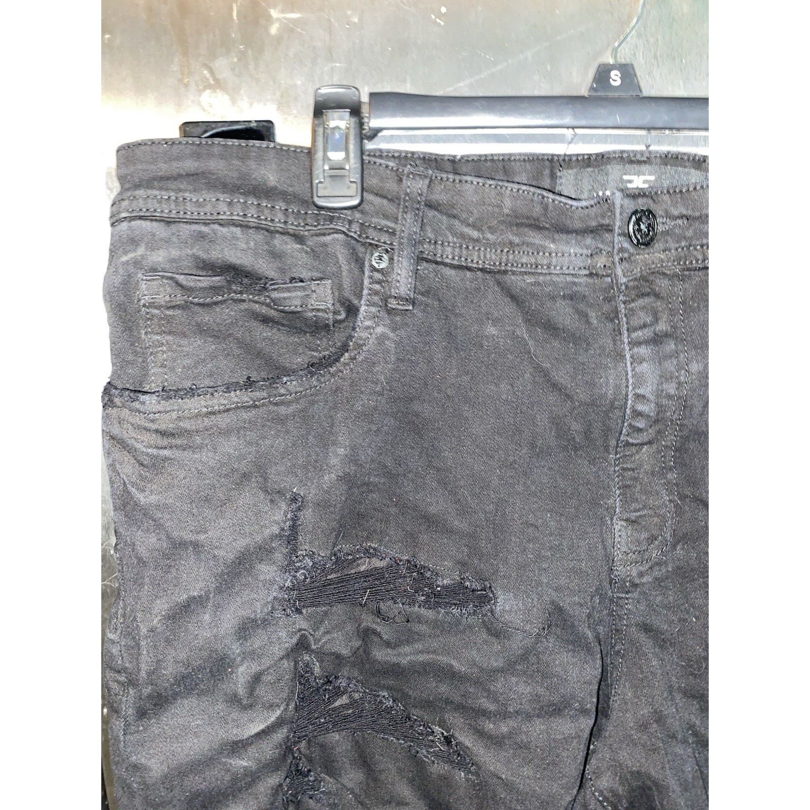 Jordan Craig Jordan Craig Legacy Edition Size 40 Black Ripped Denim Short Size US 40 / EU 56 - 8 Thumbnail
