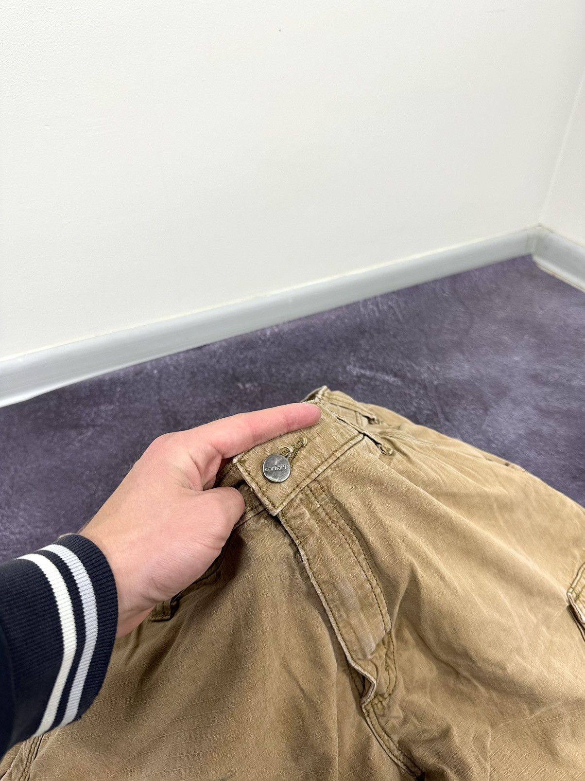Carhartt Vintage Carhartt Cargo Carpenter USA Faded Work Y2K Pants Size US 38 / EU 54 - 11 Thumbnail
