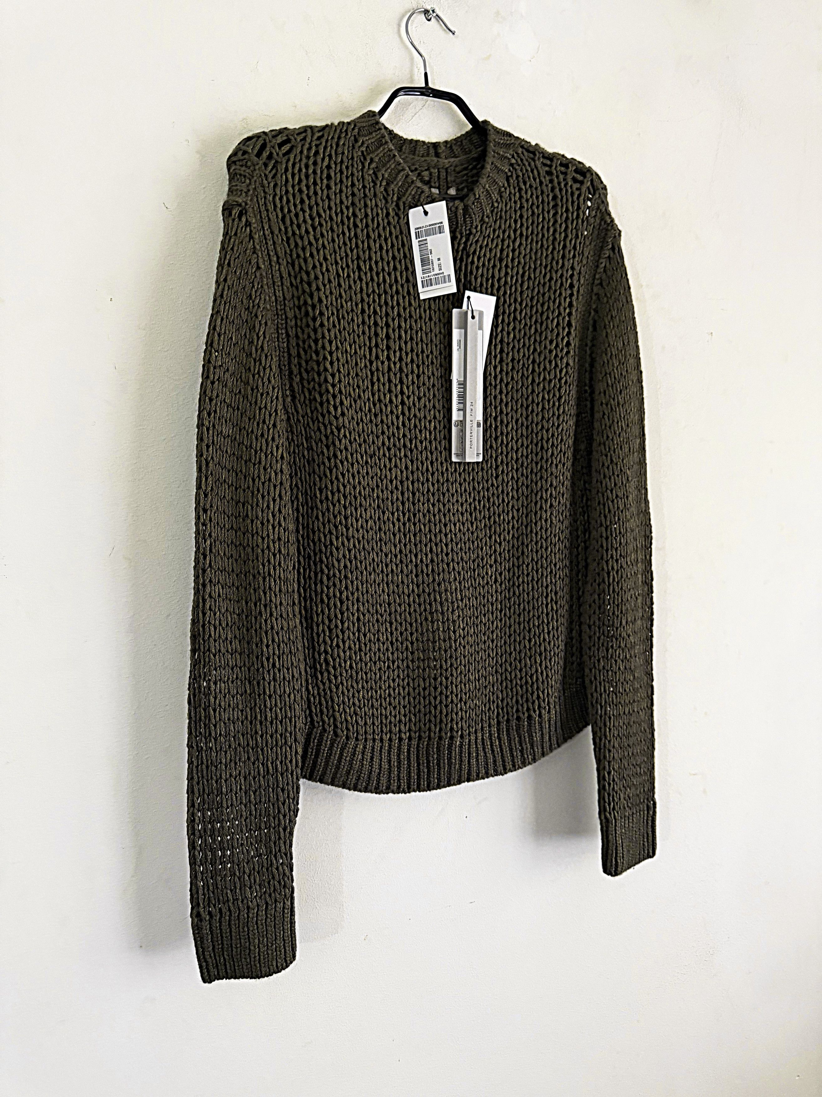 Rick Owens Cashmere&Silk Las Palmas Open-Knit Sweater Size US M / EU 48-50 / 2 - 3 Thumbnail
