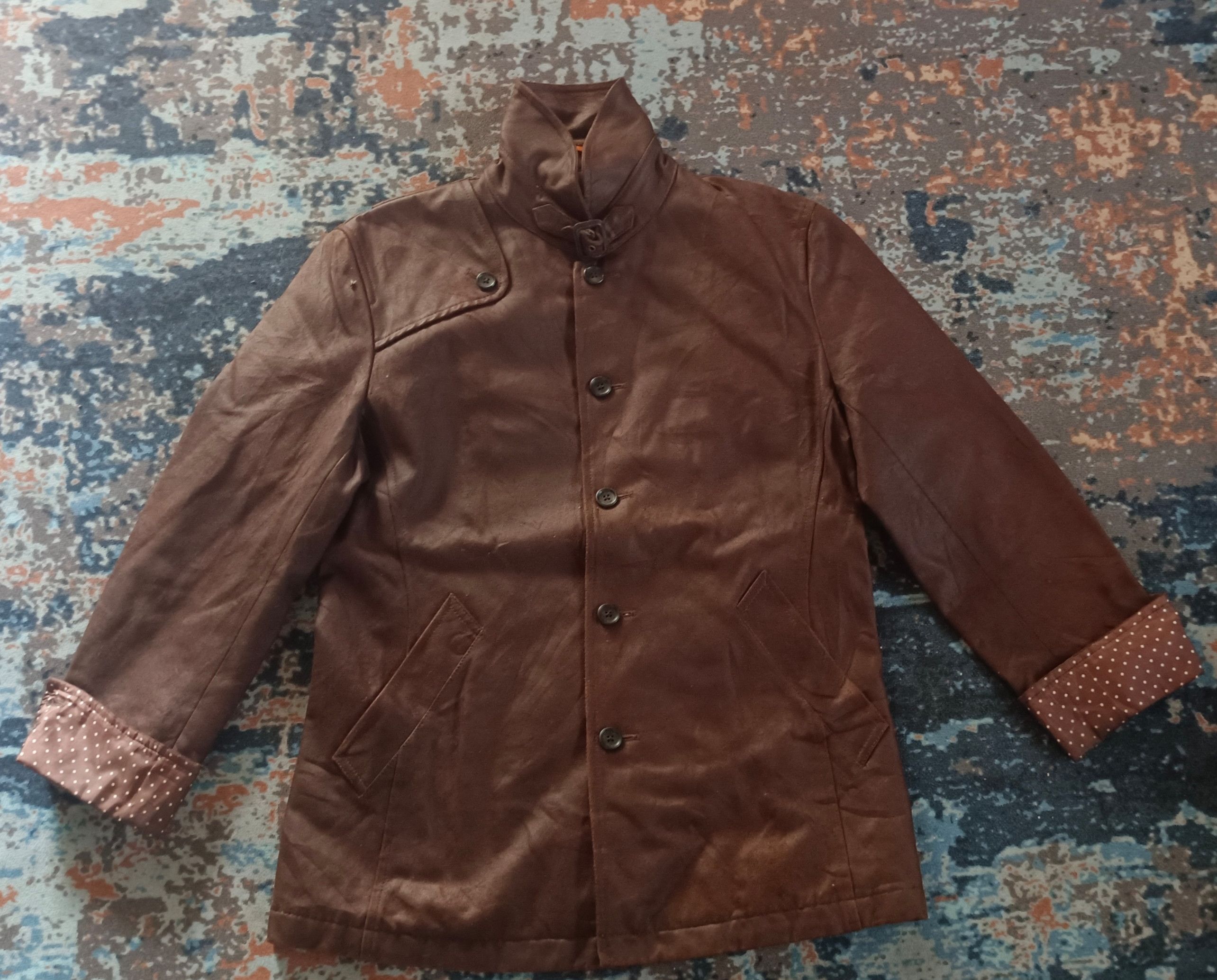 Japanese Brand × Takeo Kikuchi Vintage🔥 Takeo Kikuchi Double Collar Jacket Size US M / EU 48-50 / 2 - 1 Thumbnail