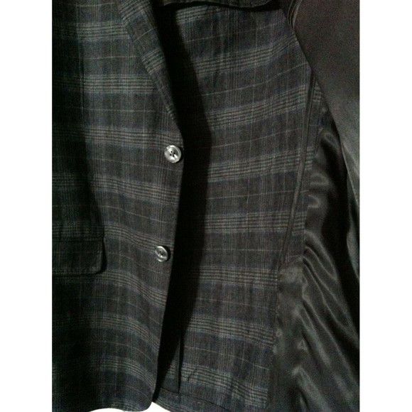 Calvin Klein CALVIN KLEIN MEN'S NEW GRAY 100%LINEN COAT BLAZER SIZE: 40R Size 40R - 5 Thumbnail