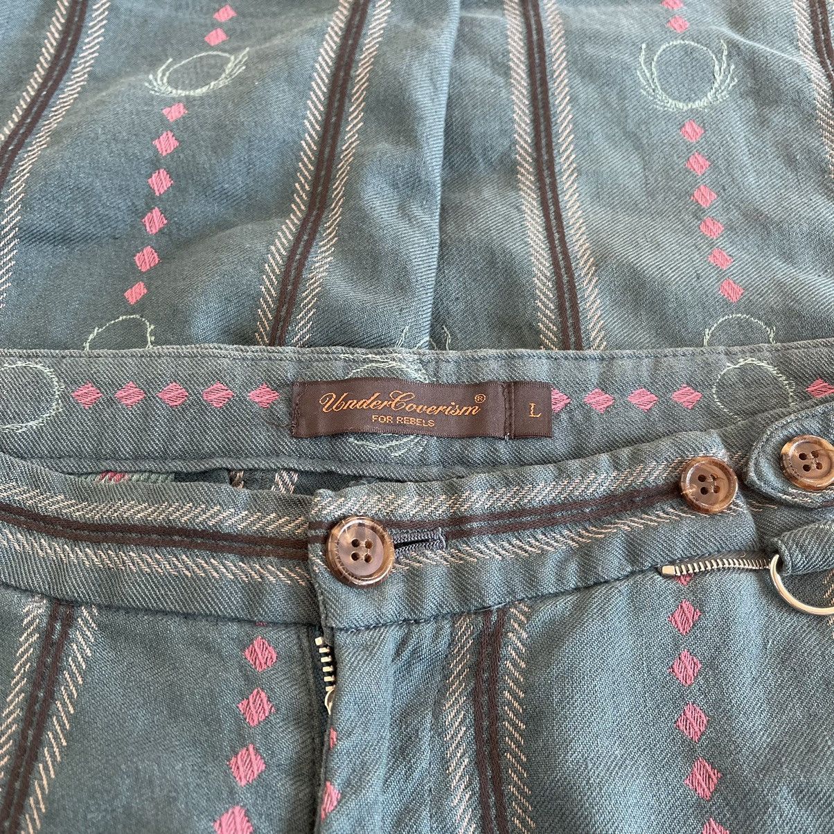 Undercover SS2003 "Scab" Ethnic Tribal Giz Embroidery Pants Size US 32 / EU 48 - 5 Thumbnail