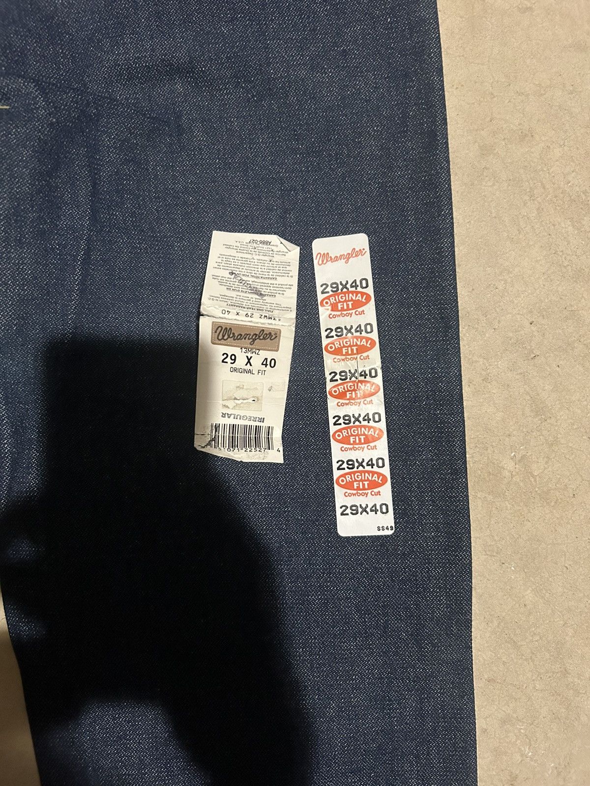 Vintage × Wrangler Wrangler Raw Denim Size US 29 - 3 Thumbnail