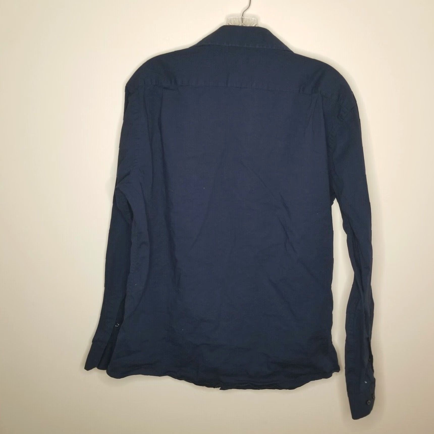 Ben Sherman Ben Sherman Dress Shirt Blue Long Sleeve Button-Up Size 16 Mens Size 42R - 4 Thumbnail