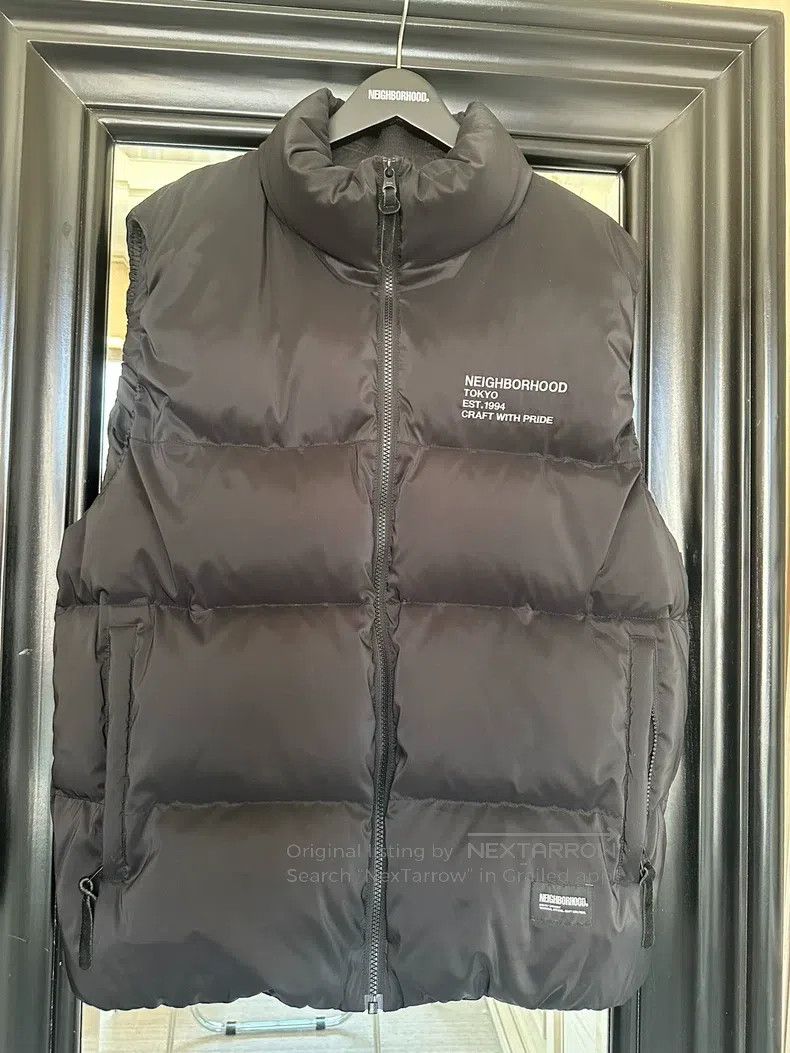 Neighborhood Neighborhood Color Blocked Down Vest for Men, 23AW Down Ve Size US XL / EU 56 / 4 - 1 Thumbnail