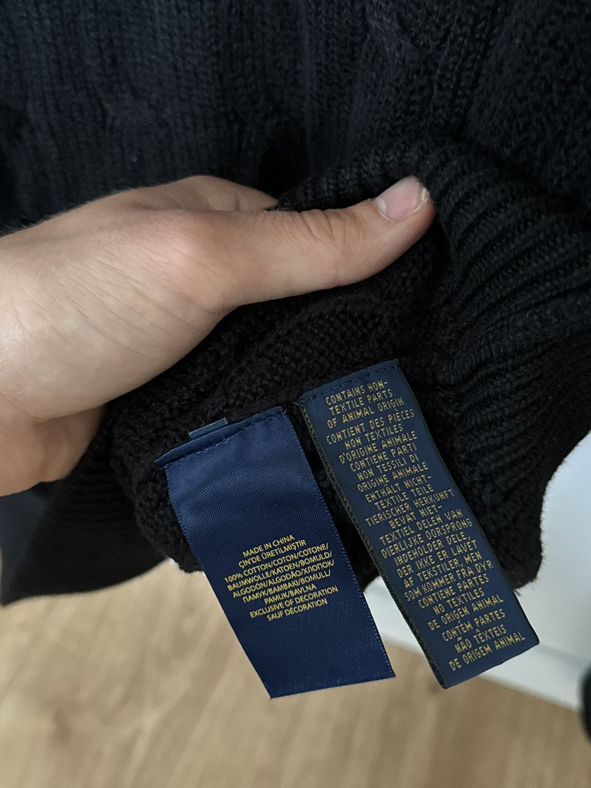 Polo Ralph Lauren × Ralph Lauren Polo Ralph Lauren rare sweater avant garde style wool a Size US L / EU 52-54 / 3 - 7 Thumbnail