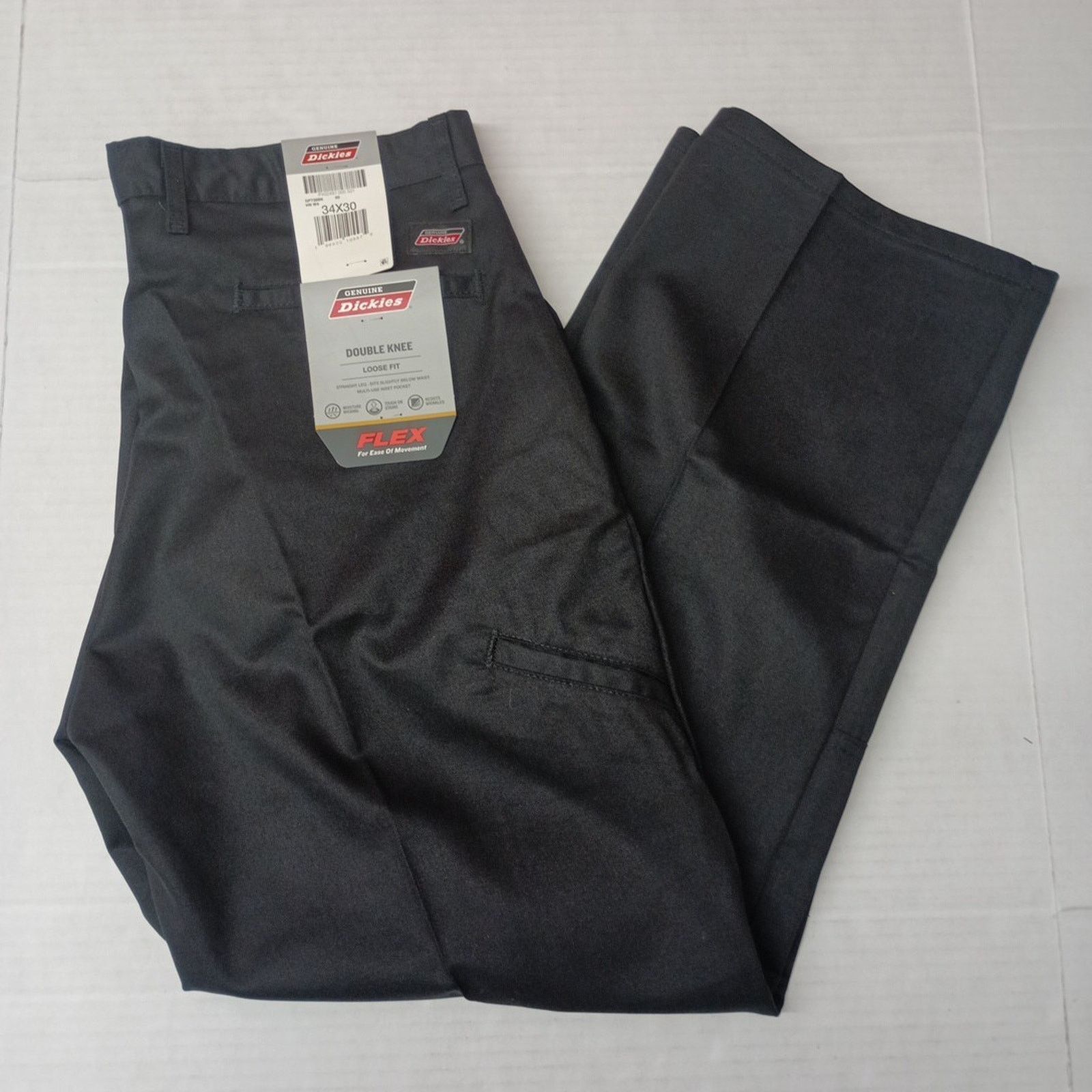 Dickies Dickies Loose Fit Double Knee Work Pants Men's 34x30 Black Size US 34 / EU 50 - 1 Thumbnail