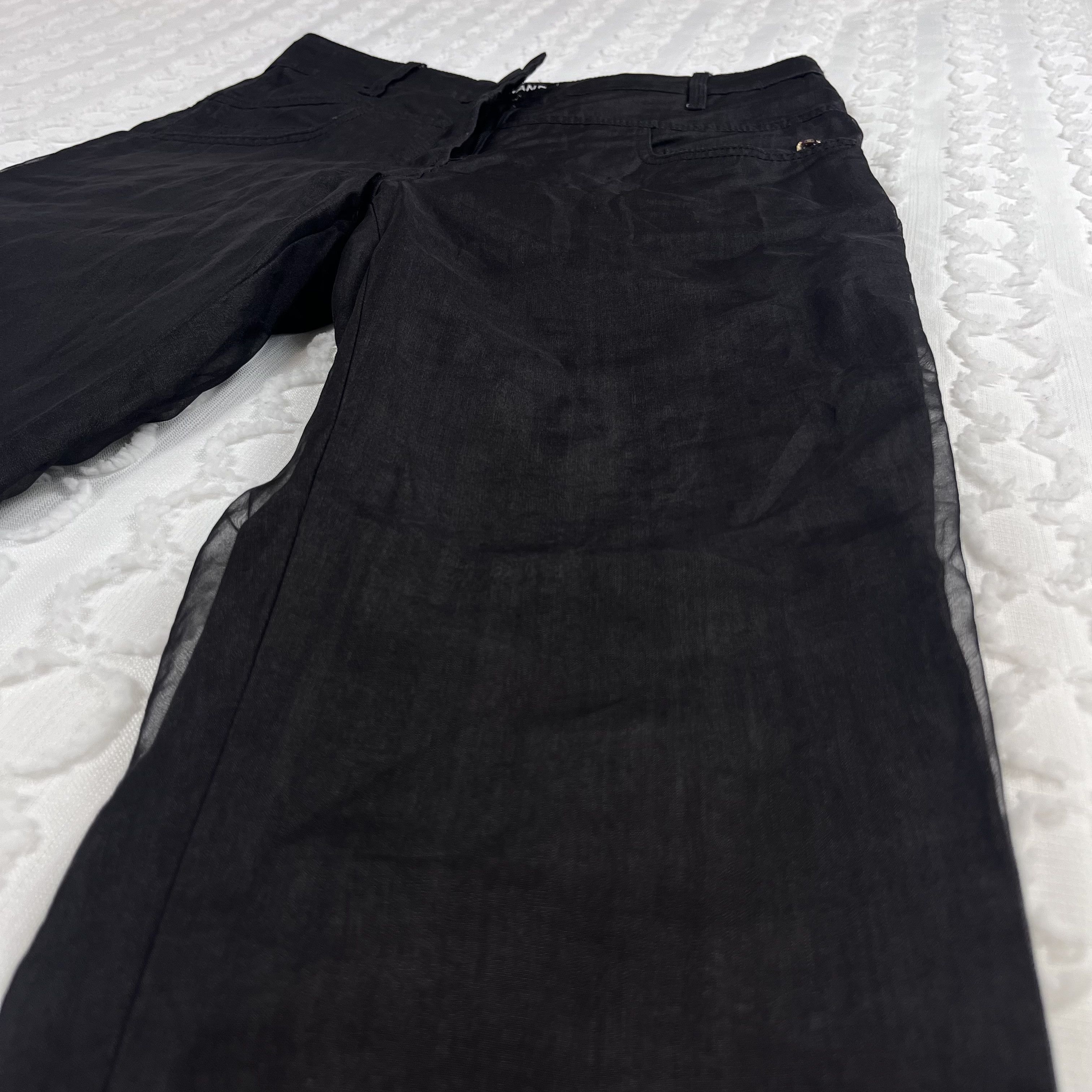 Chanel Chanel SS07 Runway Look 29 High-waisted Black Trousers Size 27" / US 4 / IT 40 - 3 Thumbnail