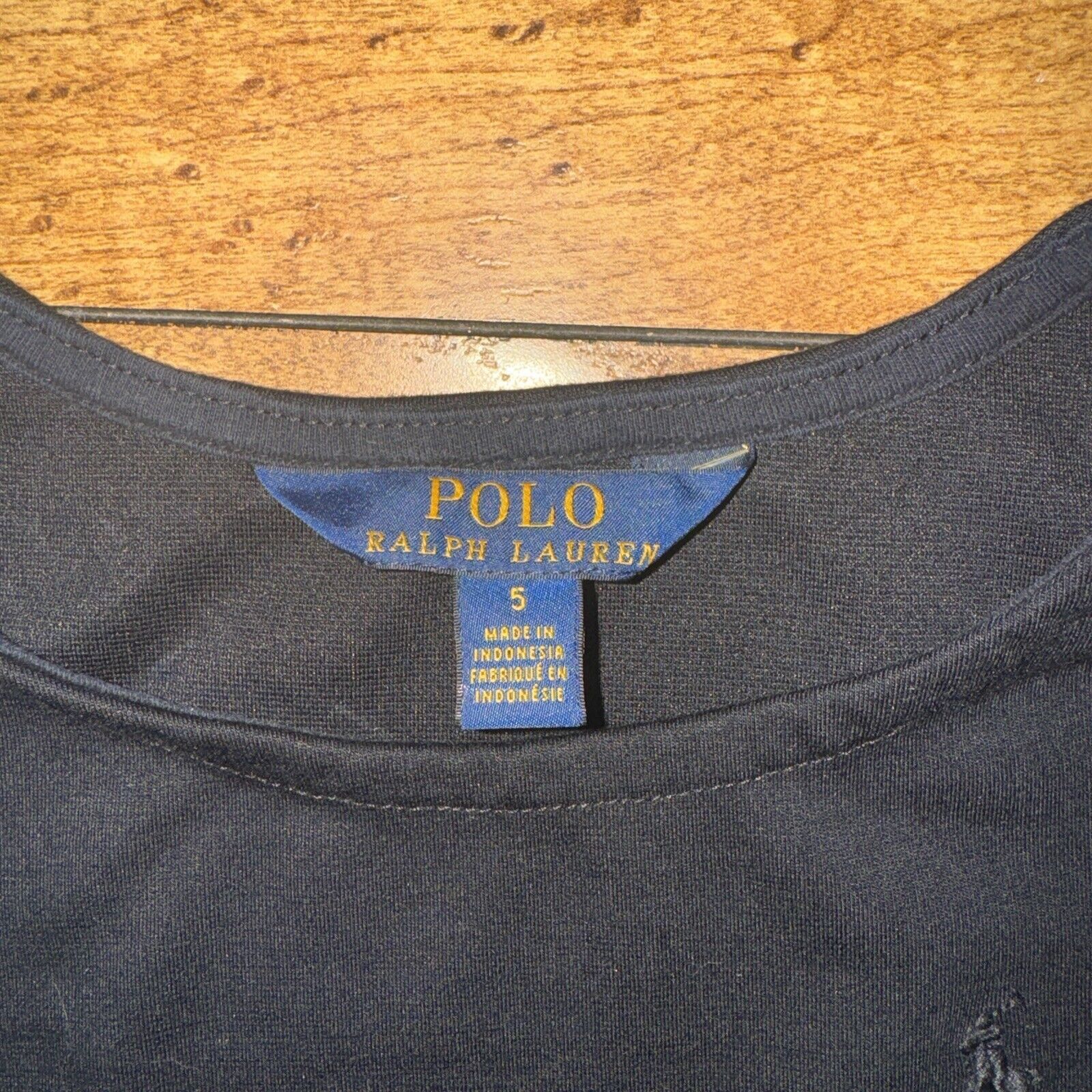 Japanese Brand × Polo Ralph Lauren × Vintage Girl Polo Ralph Lauren One Piece Black Dress Size 5 Size XS / US 0-2 / IT 36-38 - 2 Thumbnail