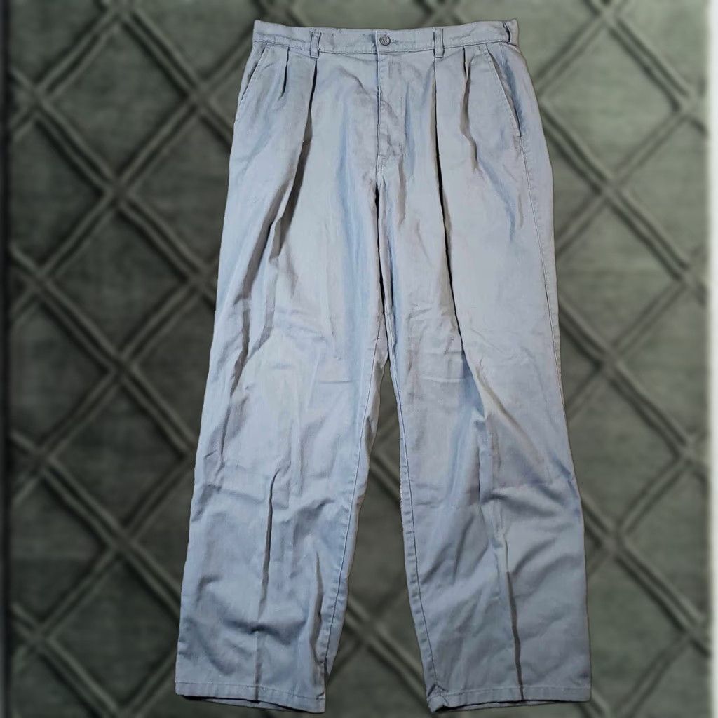 Vintage VINTAGE 80s BonJour Sports Club Pants Khakis Men 36 Gray Medium M Size US 36 / EU 52 - 1 Thumbnail