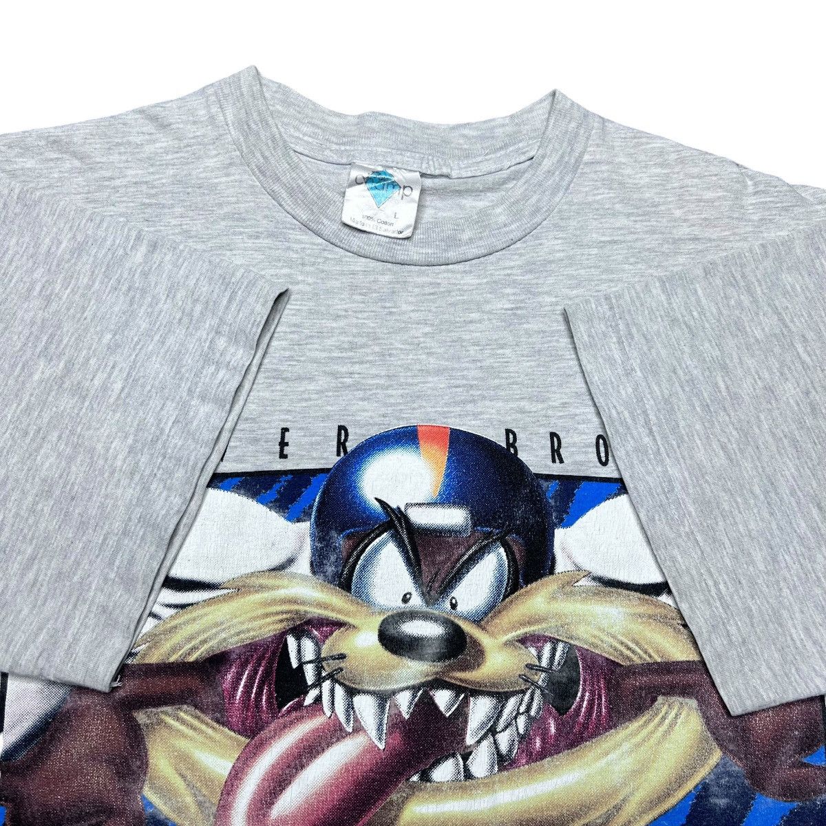 Warner Bros 1997 NFL Denver Broncos Taz Looney Tunes Warner Bros T-Shirt Size US L / EU 52-54 / 3 - 2 Thumbnail